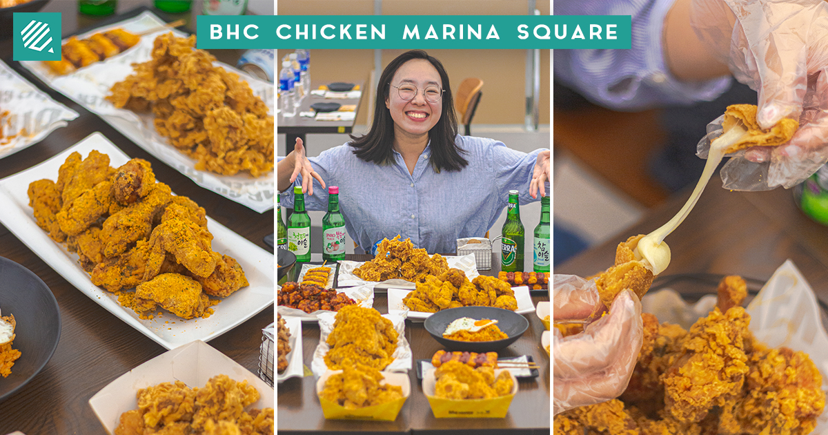 Bhc Chicken Marina Square Review Popular Korean Fried Chicken Brand