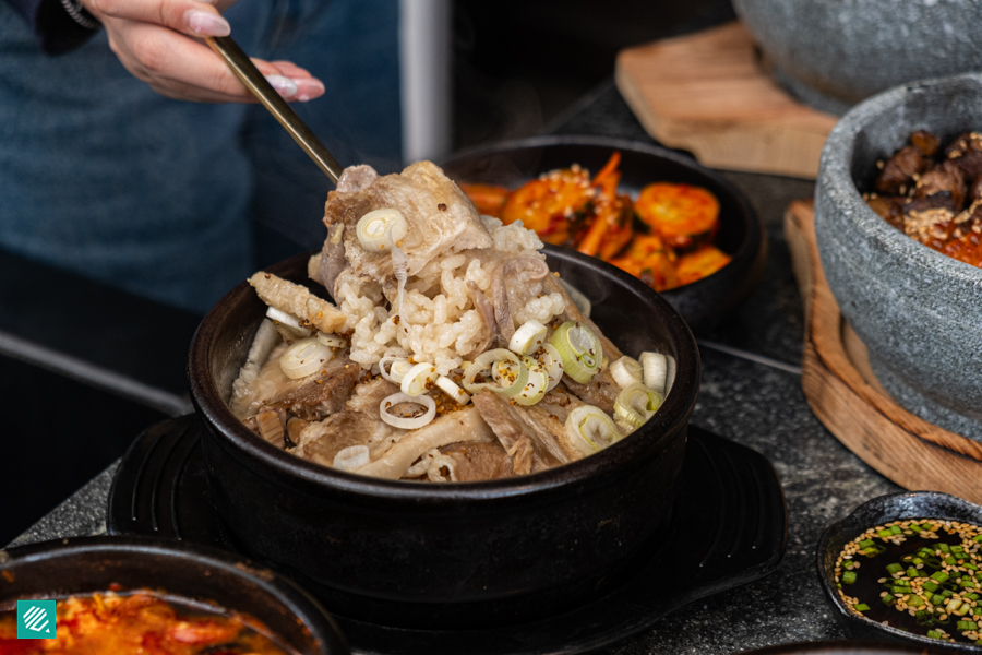 Busan-Style Pork Bone Rice Soup 