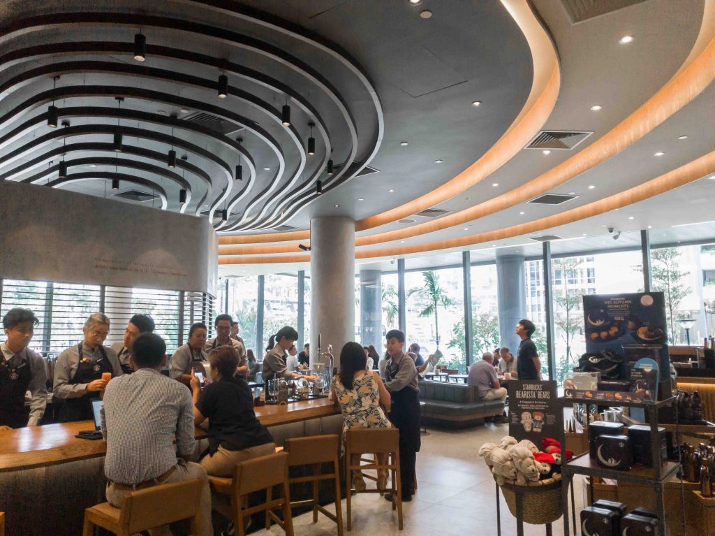 Starbucks Reserve Interior at Paya Lebar Quarter