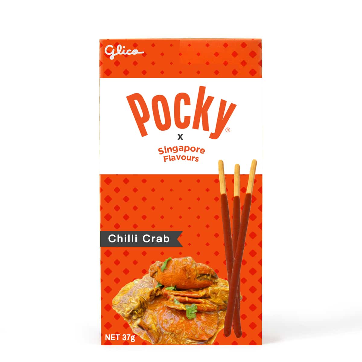 Chilli Crab Pocky Packaging