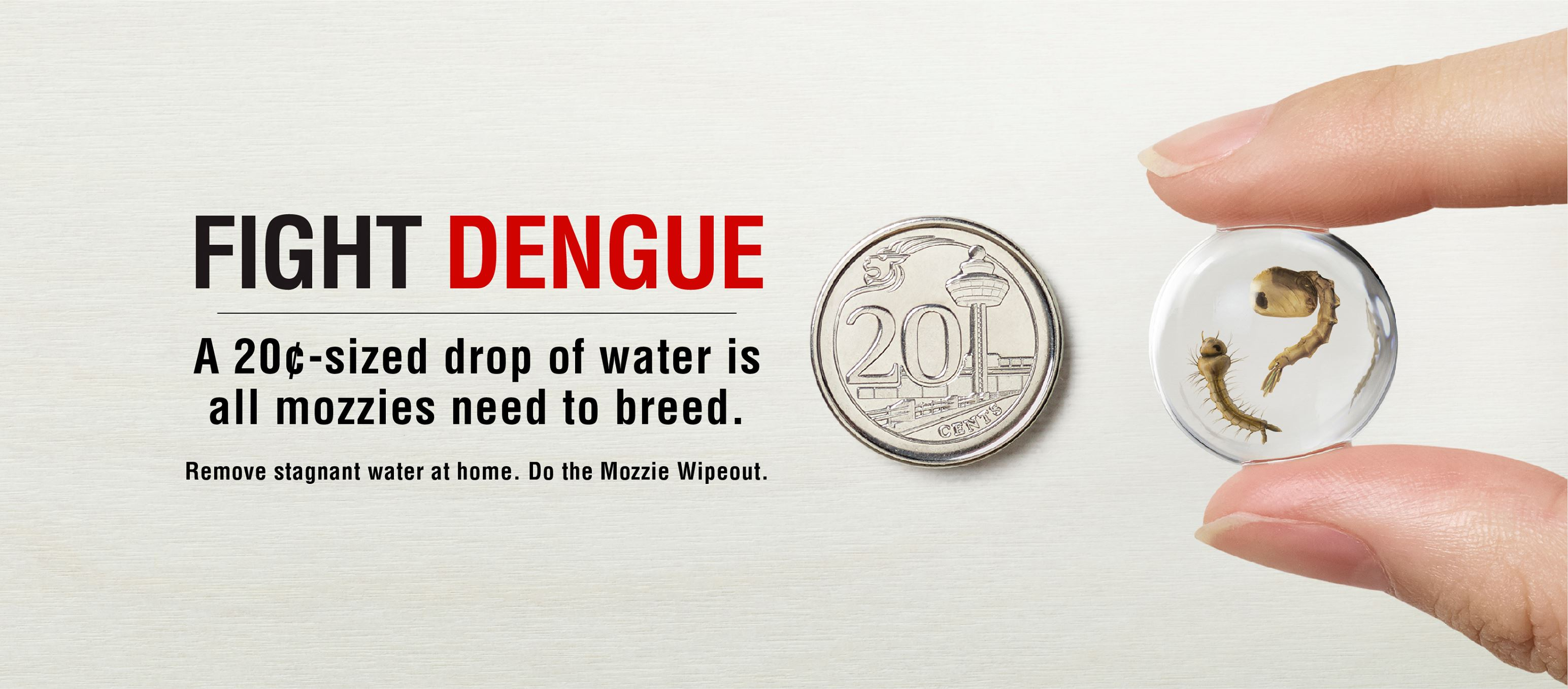 Fight Dengue - 20cent coin is all they need by NEA