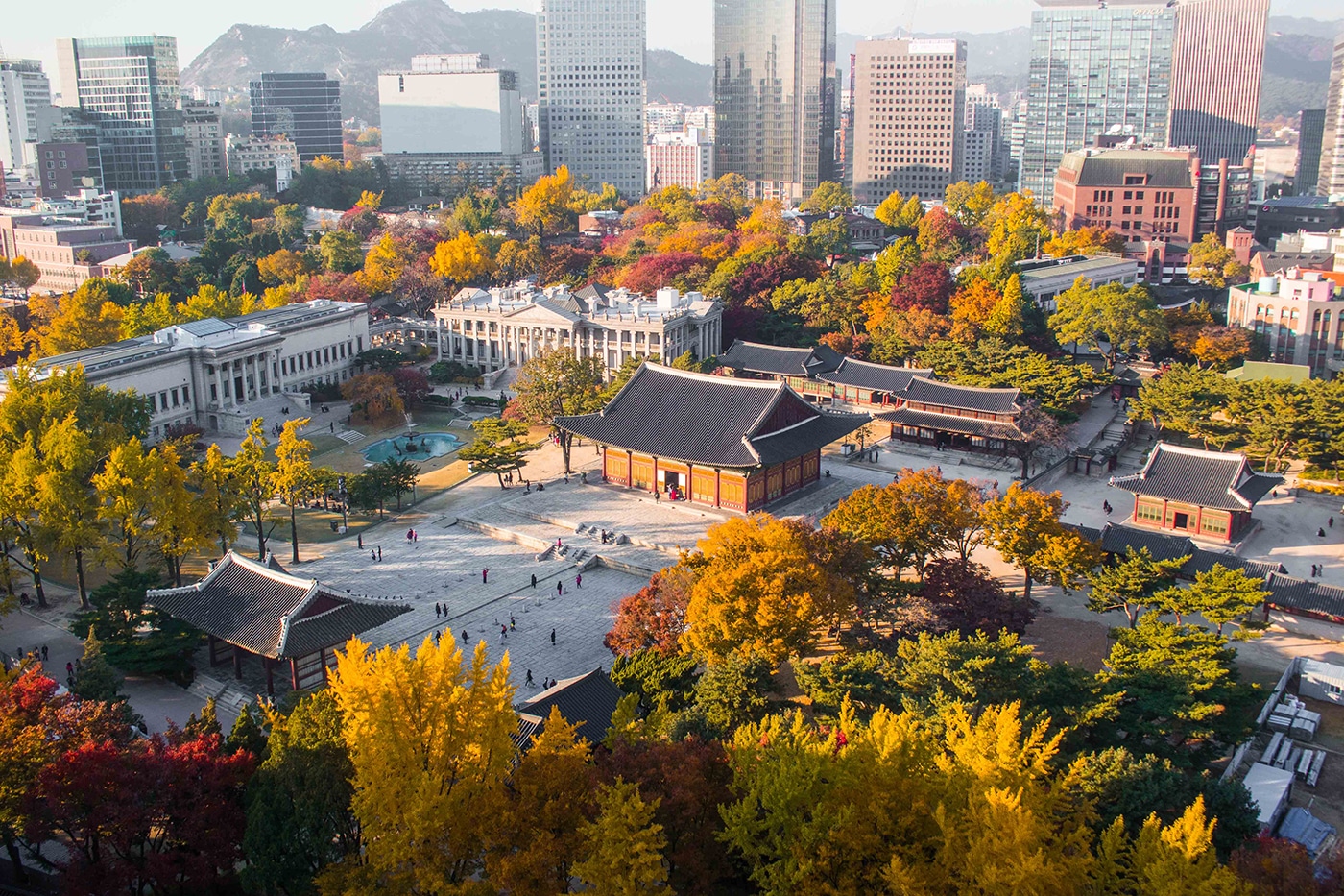 View of Deoksugung from Above