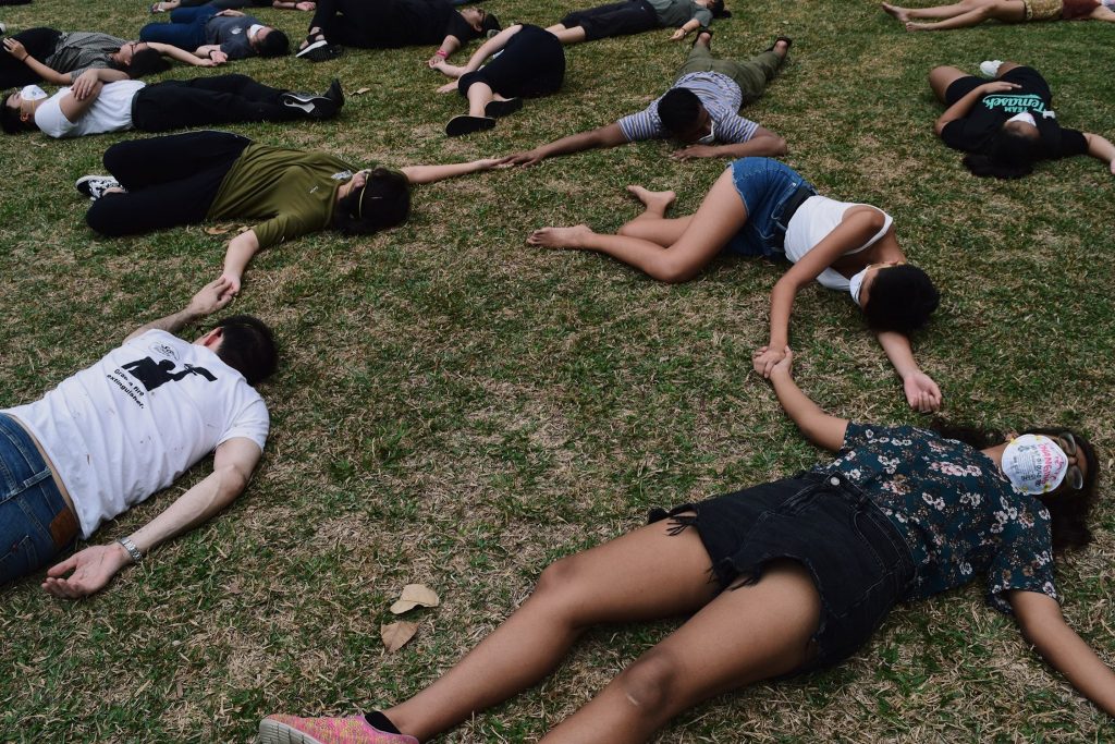 Die In at SG Climate Rally
