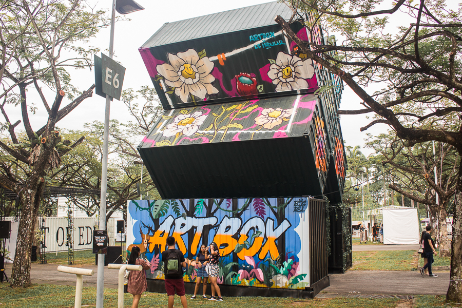 Graffiti Containers at Artbox Singapore 2019