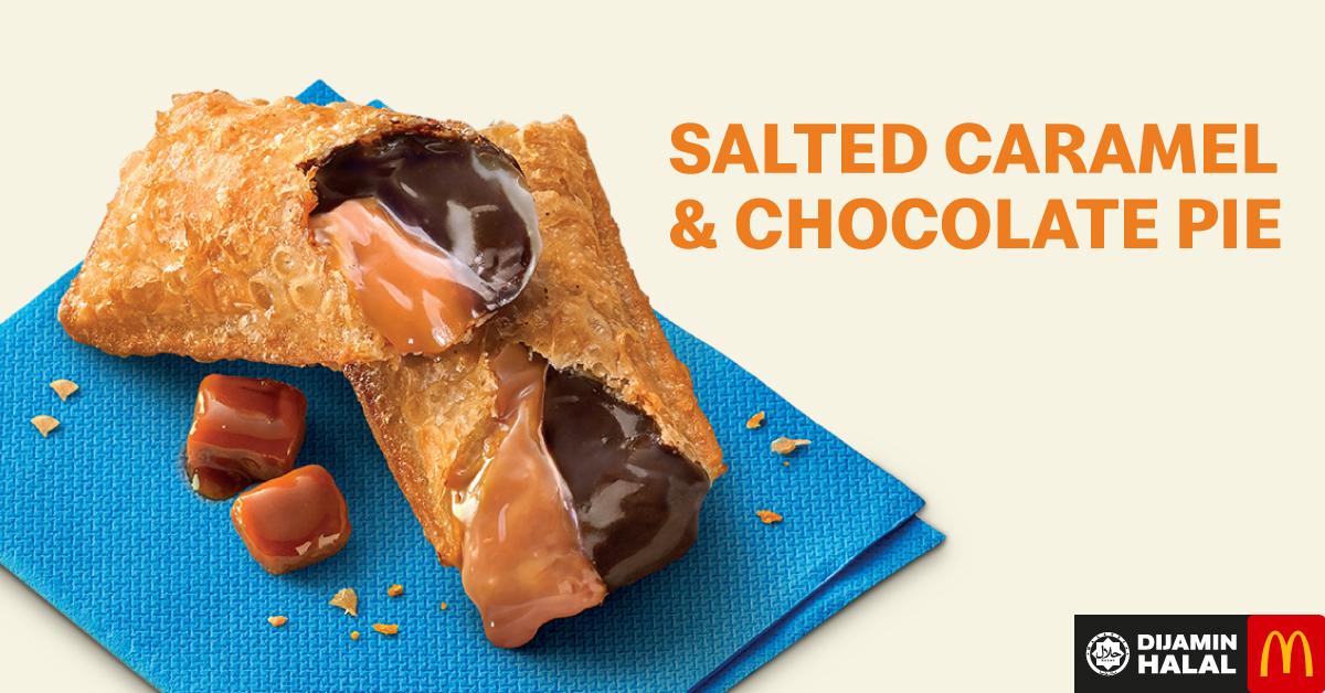 Salted Caramel and Chocolate Pie from McDonald's Malaysia