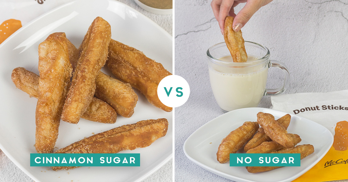 We Ordered McDonald’s New Donut Sticks Without the Cinnamon Sugar and