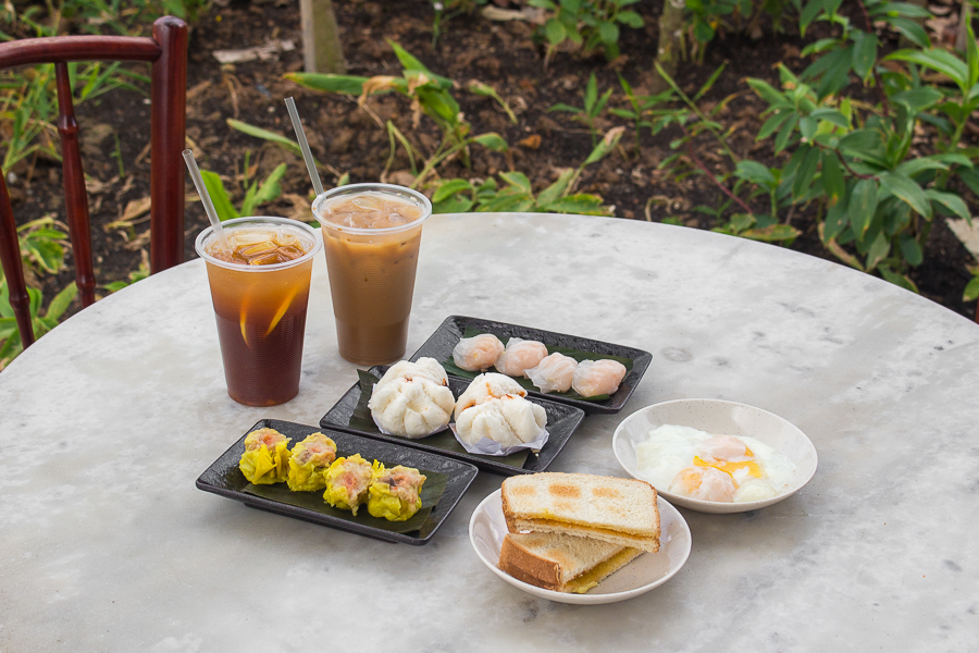 Food offered within Sembawang Hot Spring Cafe