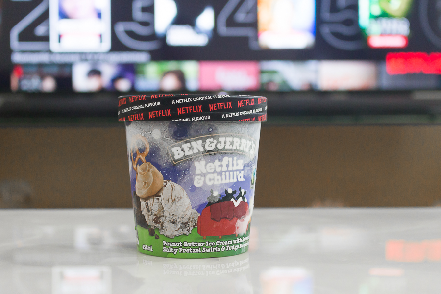 Netflix and Chill Ice Cream by Ben and Jerrys