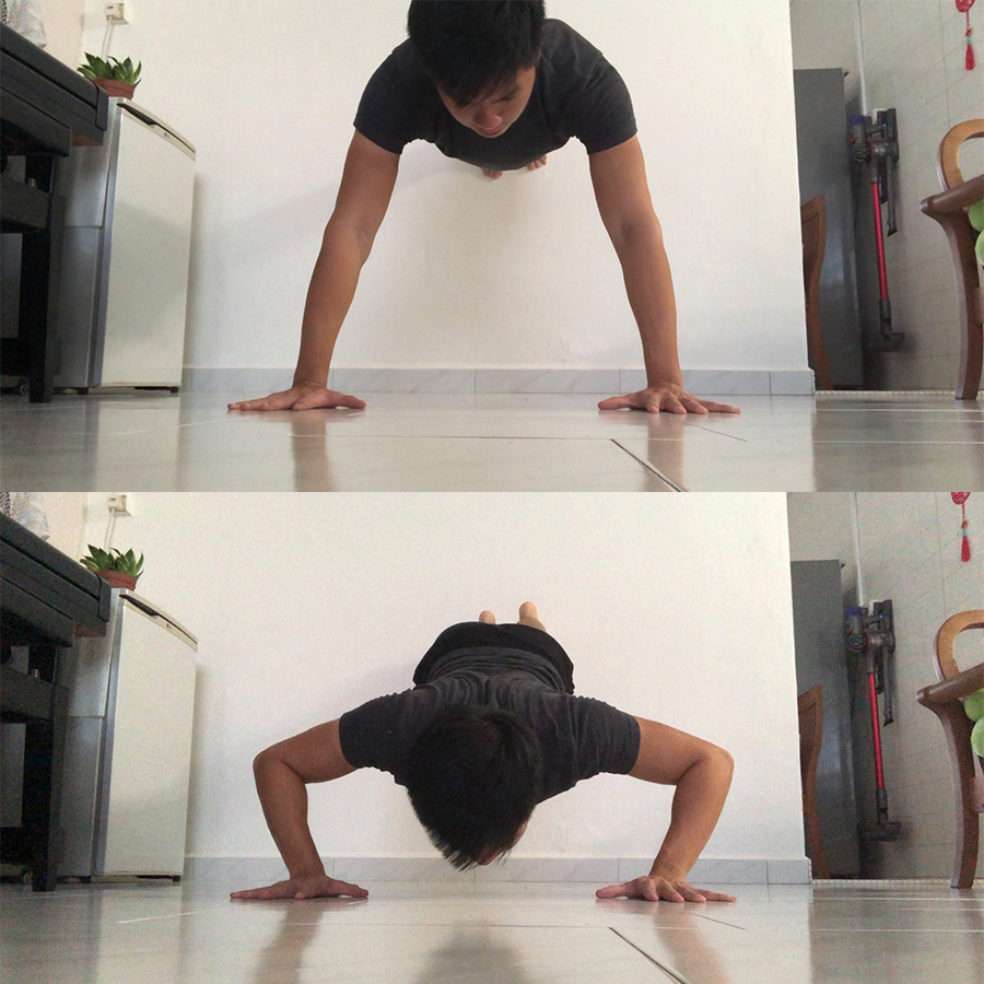 Home Workout: How to do Wall Push Ups