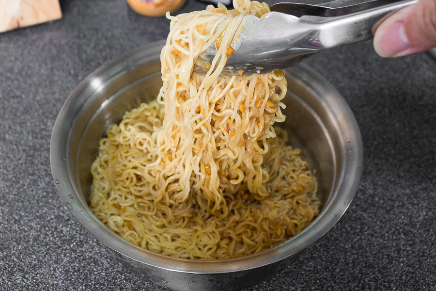 Peanut Butter Maple Syrup Noodles