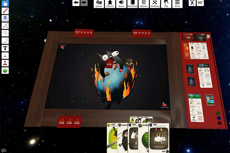 Screenshot of Tabletop Simulator