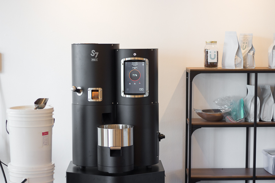 A Machine That Roasts Coffee Beans at Urban Table