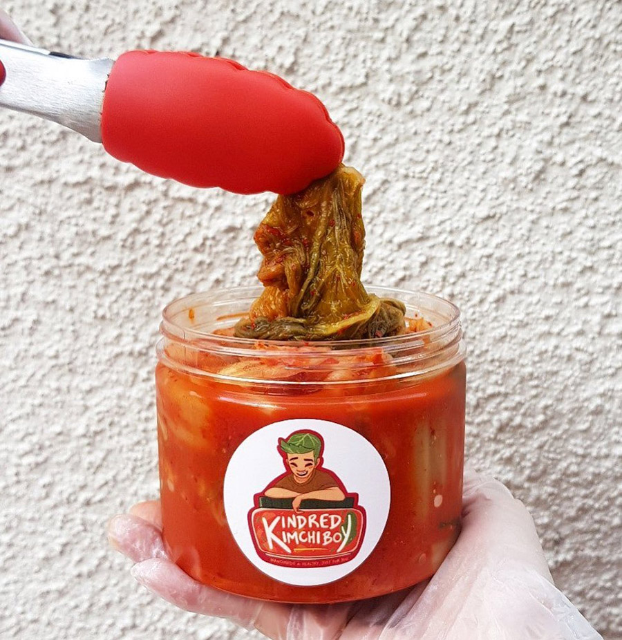 A Jar of Homemade Kimchi