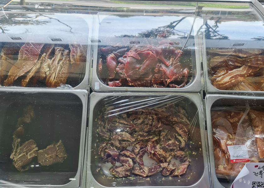 Different Marinated Meats at Seoul Butchery