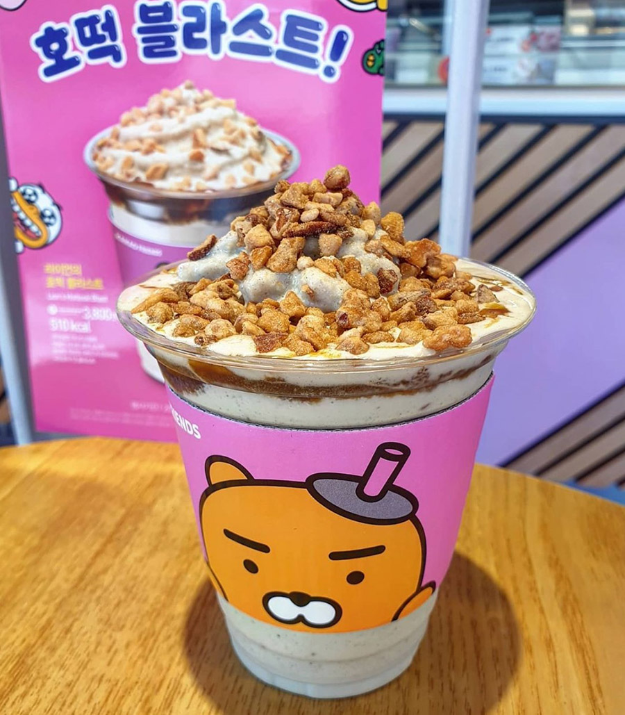 New drink for the month of november in baskin robbins korea