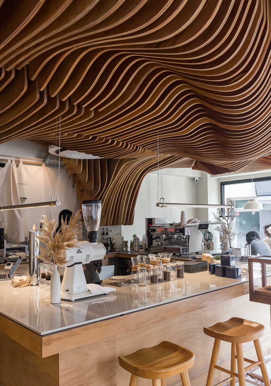 Award Winning Interior Perception Coffee near Hapjeong