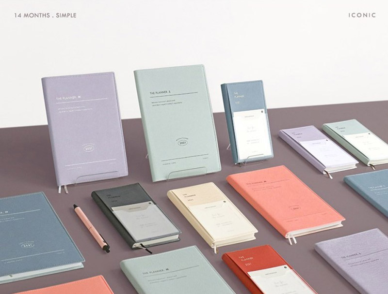 Range of Iconic: The Planner Schedulers from Korea