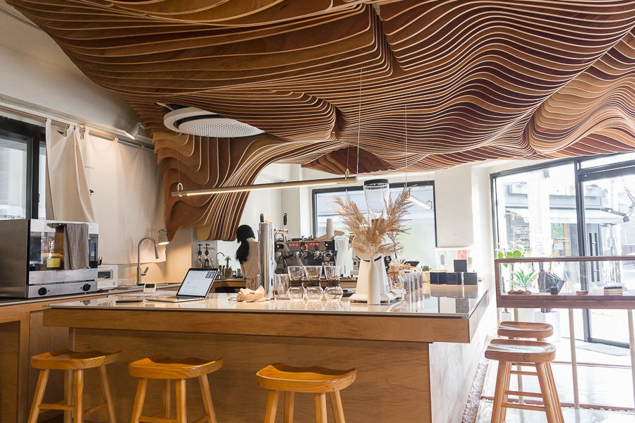 Interior of Perception Coffee