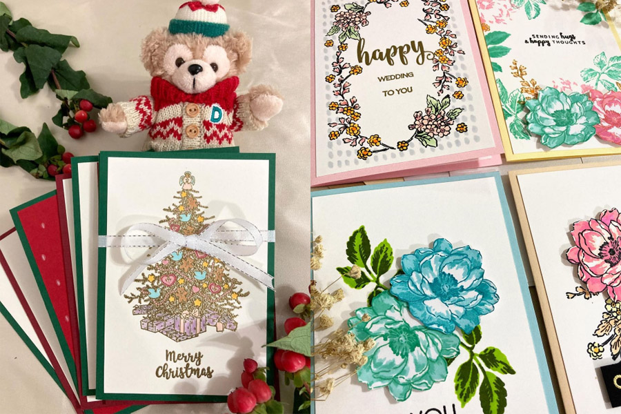 Handcrafted Christmas Cards by Vyork from Singapore