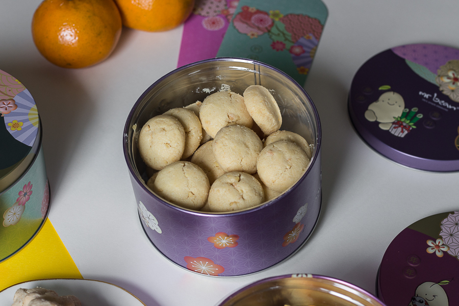 A Tin of Mr Bean Almond Suji Cookies