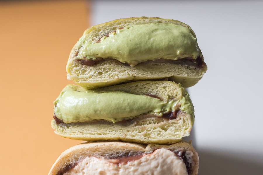 Matcha Injeolmi Cream Buns from home-based bakery in Singapore