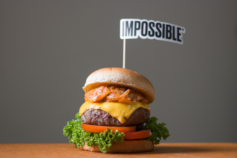 Impossible™ Beef Kimchi Burger