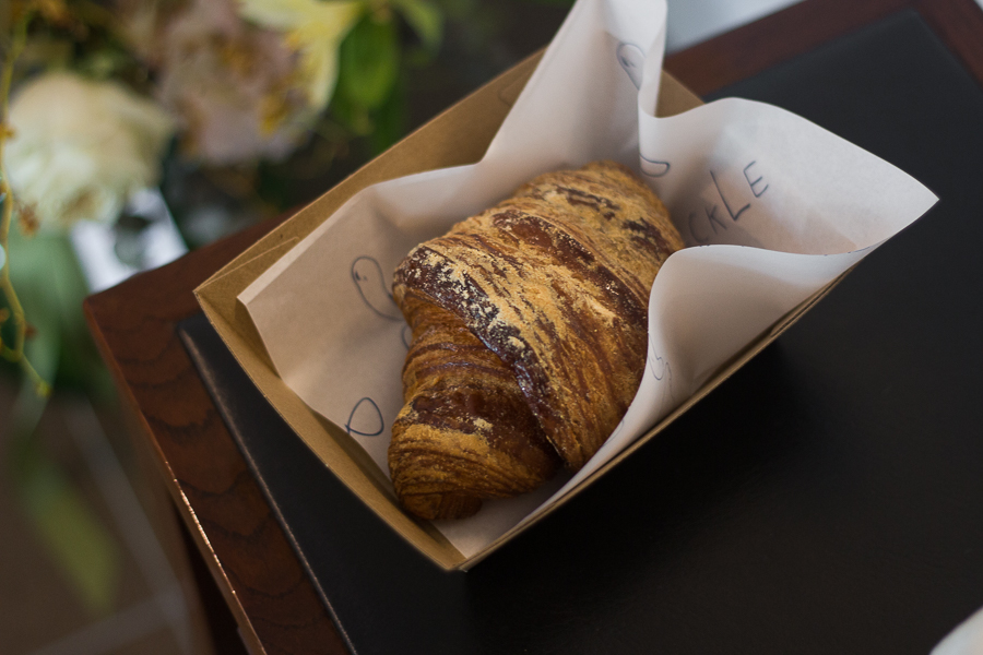 A Kinako Croissant from Pickle Bakery