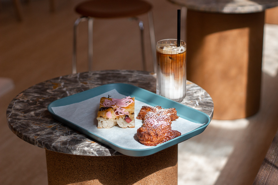 Table with Bakes and Coffee from DOUGH @ CHIJMES