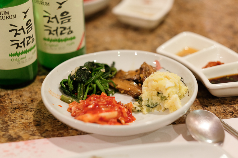 Side dishes served at Seoul Restaurant Regent Singapore