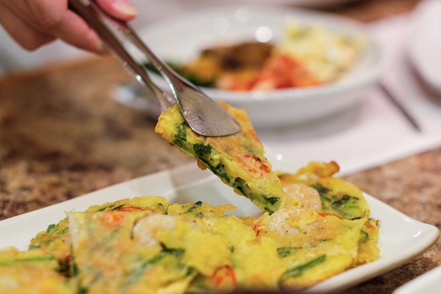 Haemul Pajeon served at Seoul Restaurant