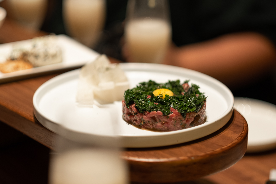 Korean Beef Tartare at ANJU Restaurant Singapore