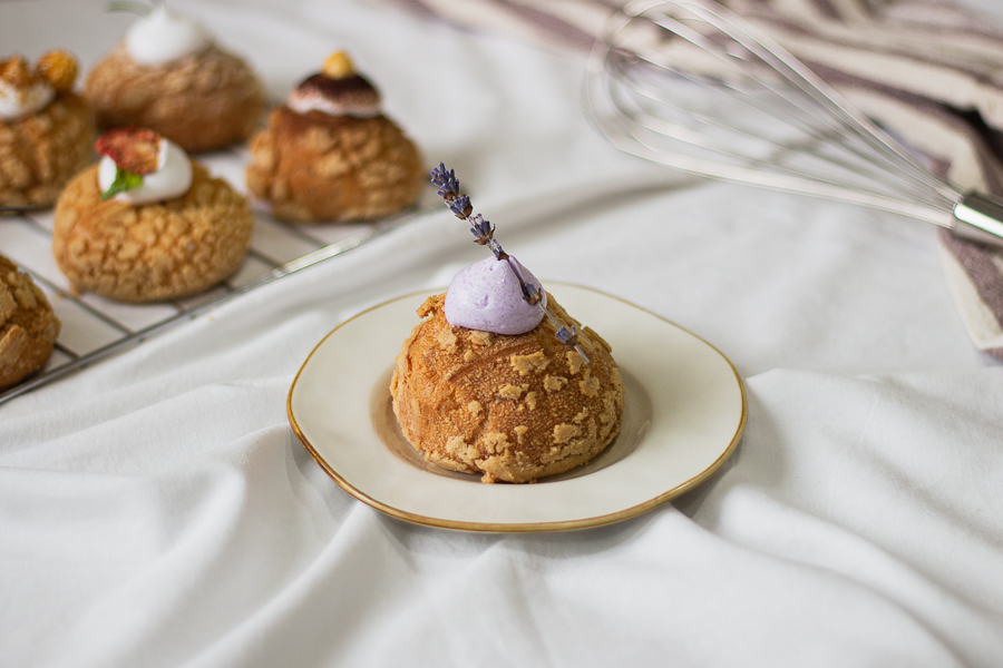 Earl Grey Lavender Brown Butter Choux Puff from Cafe Coco
