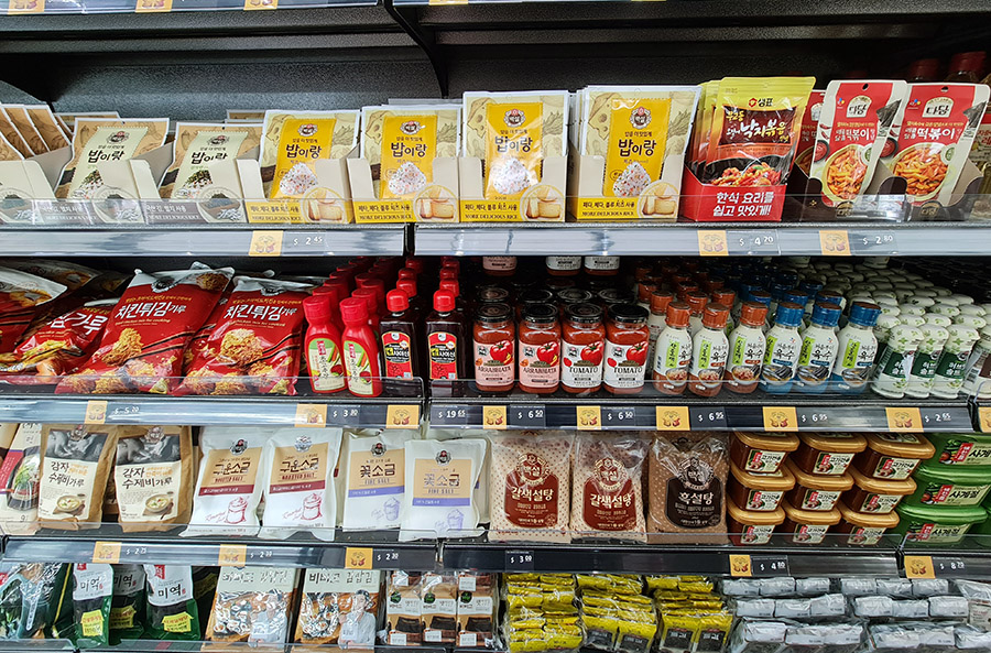 Korean Products Seen in Korean Marts