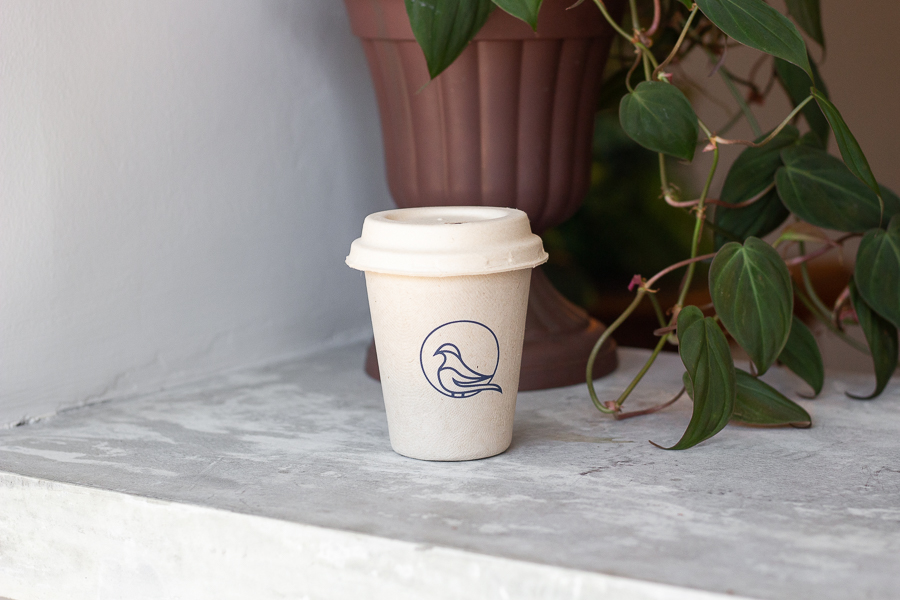 Takeaway cup from Little Rogue Coffee