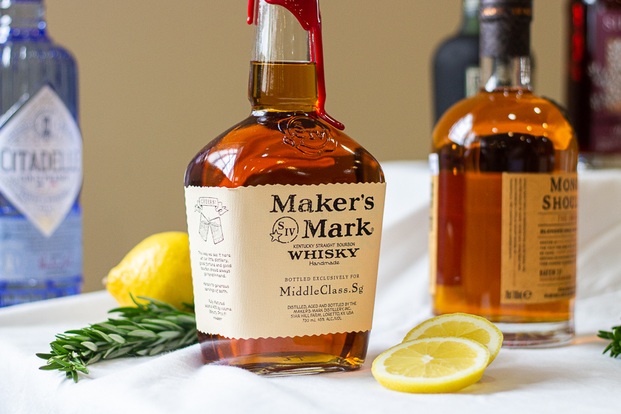 Customizable Maker's Mark Bottle at Cold Storage's Cocktail Festival 2021