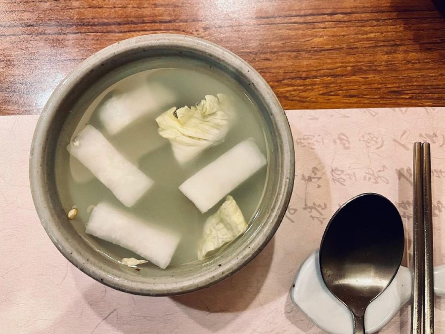 Dongchimi: A type of Water Kimchi eaten in Winter in Korea