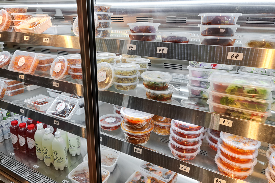 Korean Side Dishes on Display