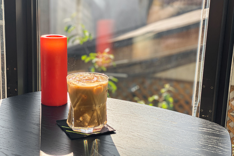 Coffee served at Samcheong-dong Gwasuwon in Seoul Korea