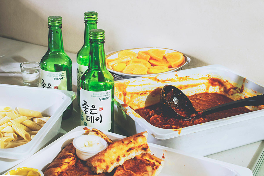 Soju with Food
