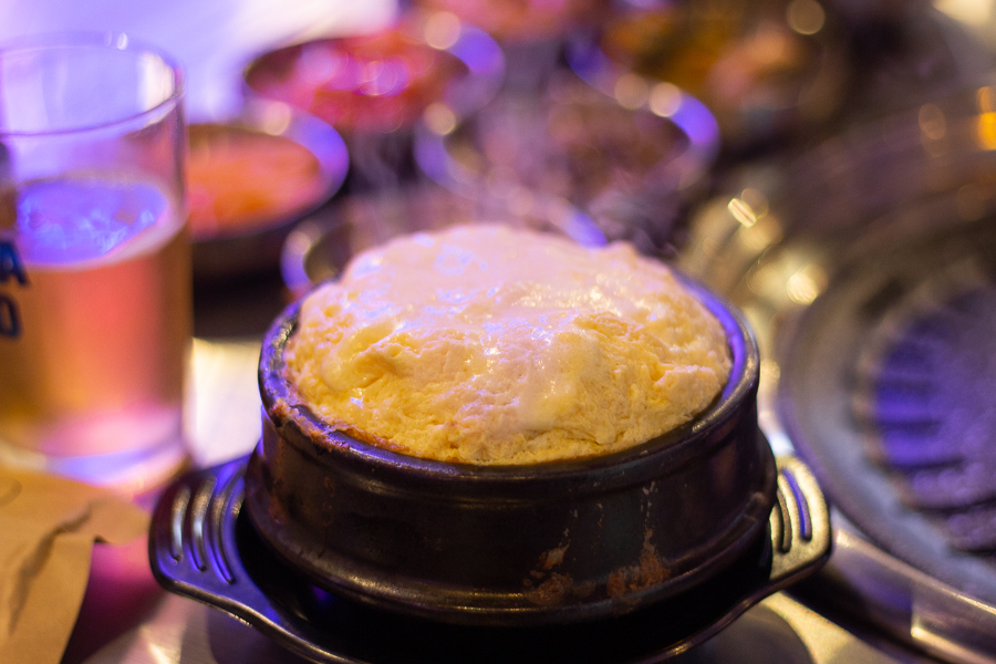 Korean Cheese Steamed Egg