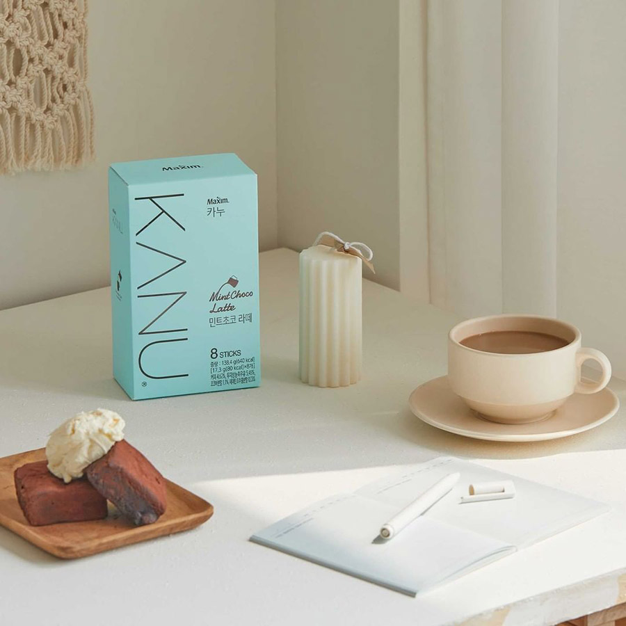 KANU Mint Choco Latte Packaging