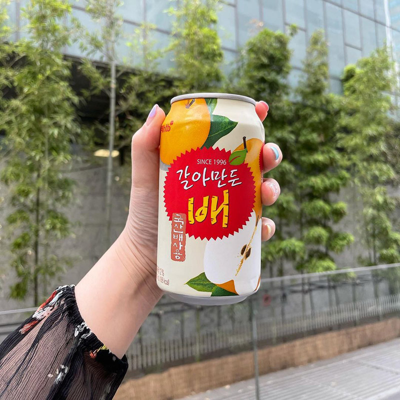 Korean Canned Pear Drink
