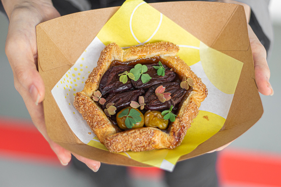 Mixed Plum Lacto-fermented Galette from Le Matin Patisserie