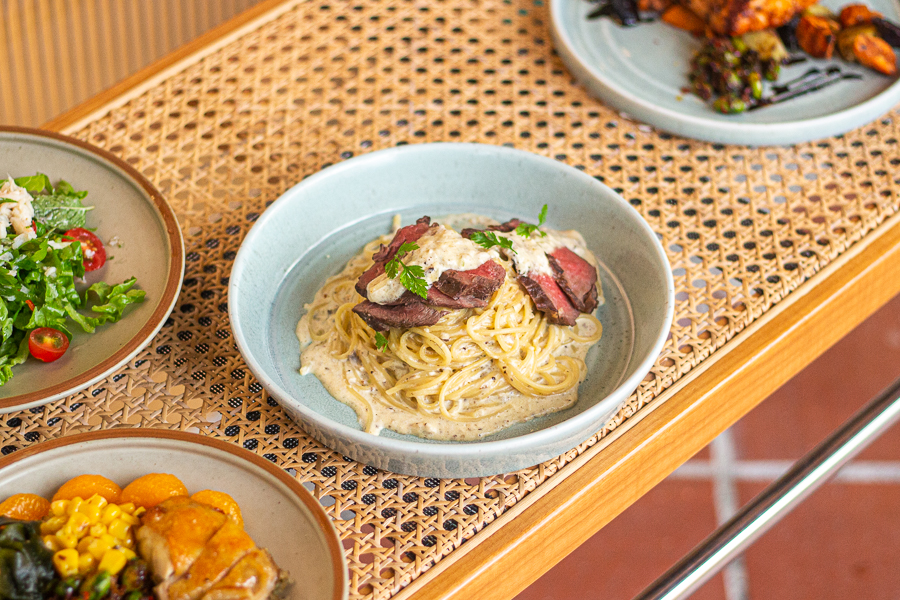 Mushroom Truffle Beef Pasta