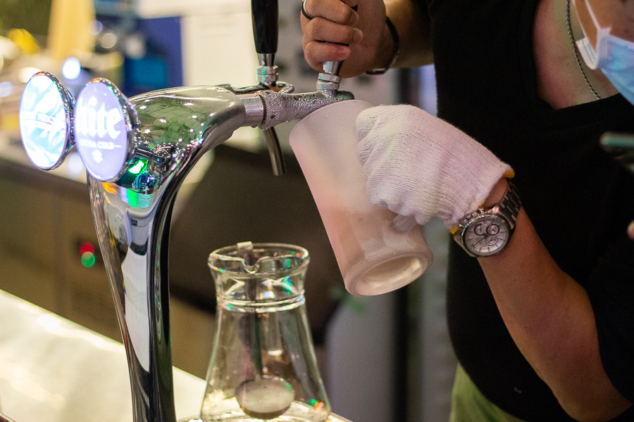 Ice Beer Dispensing