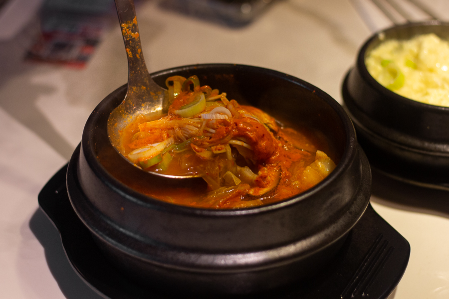 A Bowl of Kimchi Jjigae