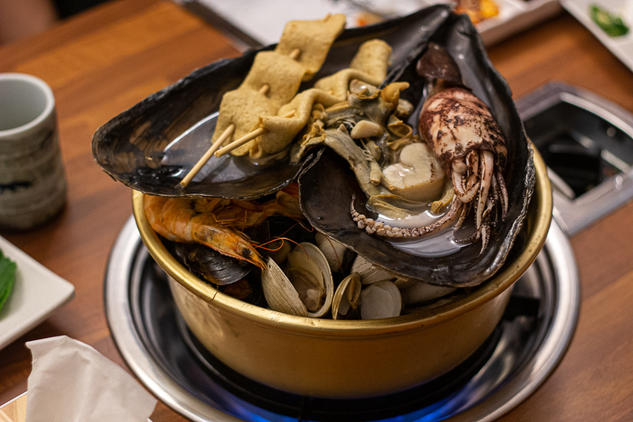 Busan Sashimi & Seafood Restaurant's Steamed Shellfish