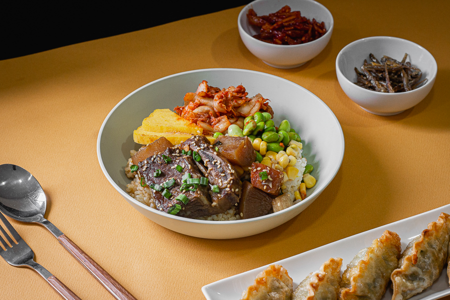 Braised Beef Rice Bowl from Bap Bap Korean Rice Bowls