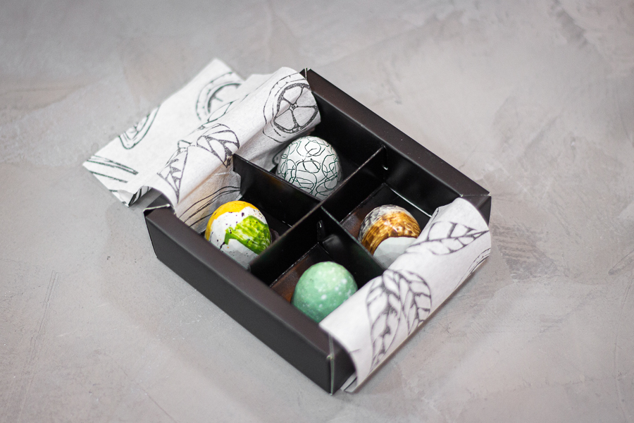 Box of 4 Bonbons from Lemuel Chocolate