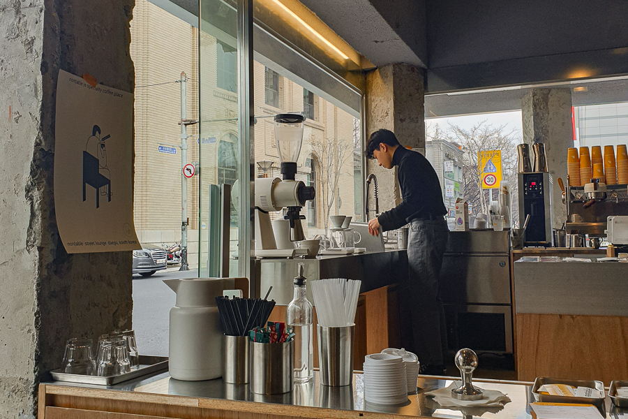 Nontable Daegu Coffee Making Area